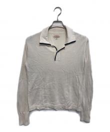 BUTCHER PRODUCTS（ブッチャープロダクツ）の古着「オープンカラーポロシャツ」｜ベージュ