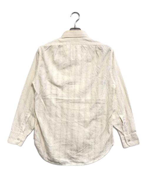 ATLAST & CO（アットラスト）ATLAST & CO (アットラスト) マチ付シャツ ベージュ サイズ:14 1/2の古着・服飾アイテム