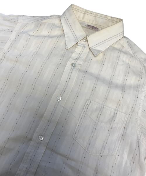 ATLAST & CO（アットラスト）ATLAST & CO (アットラスト) マチ付シャツ ベージュ サイズ:14 1/2の古着・服飾アイテム