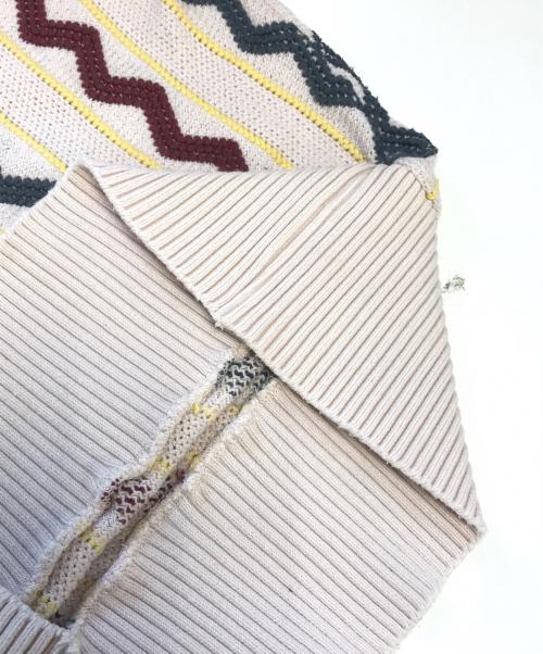 BUTCHER PRODUCTS（ブッチャープロダクツ）BUTCHER PRODUCTS (ブッチャープロダクツ) 半袖ニット ベージュ サイズ:36の古着・服飾アイテム