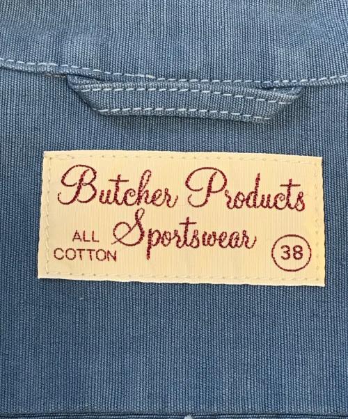 BUTCHER PRODUCTS（ブッチャープロダクツ）BUTCHER PRODUCTS (ブッチャープロダクツ) ドリズラージャケット ブルー サイズ:38の古着・服飾アイテム
