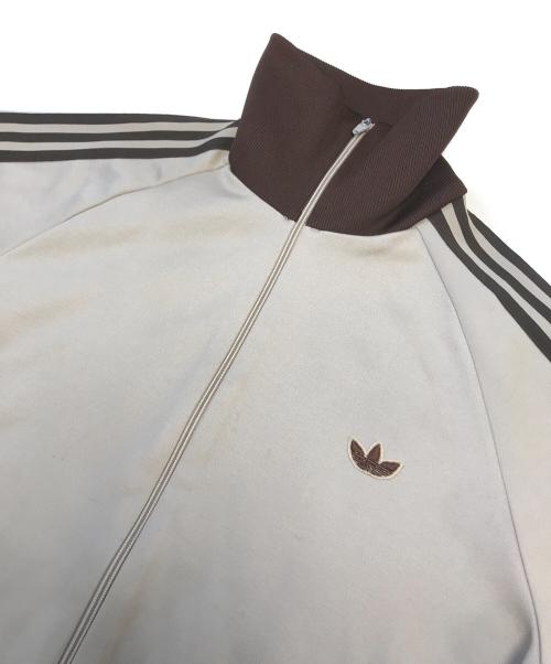 adidas（アディダス）adidas (アディダス) トラックジャケット ブラウン サイズ:3号の古着・服飾アイテム