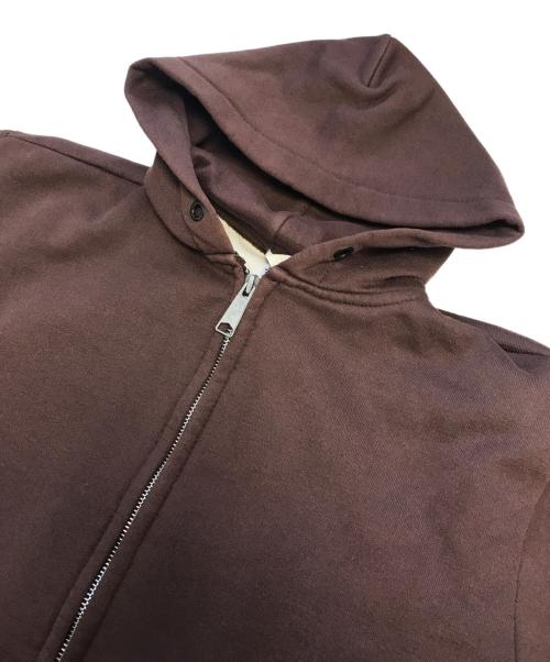 CarHartt（カーハート）CarHartt (カーハート) 裏サーマルジップパーカー ブラウン サイズ:表記なしの古着・服飾アイテム