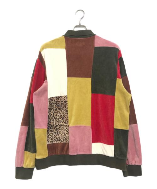 SUPREME（シュプリーム）Supreme (シュプリーム) Patchwork Velour Polo マルチカラー サイズ:Lの古着・服飾アイテム