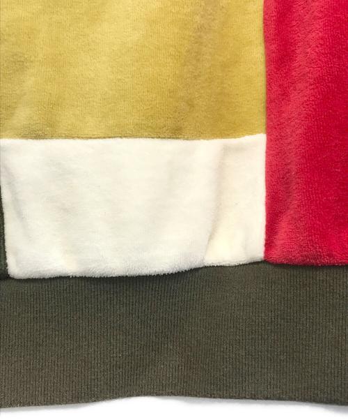 SUPREME（シュプリーム）Supreme (シュプリーム) Patchwork Velour Polo マルチカラー サイズ:Lの古着・服飾アイテム