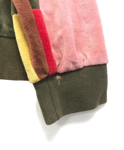 SUPREME（シュプリーム）Supreme (シュプリーム) Patchwork Velour Polo マルチカラー サイズ:Lの古着・服飾アイテム