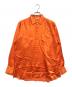 TRAIL RIDGE（トレイル リッジ）の古着「レーヨンサテンウエスタンシャツ」｜オレンジ