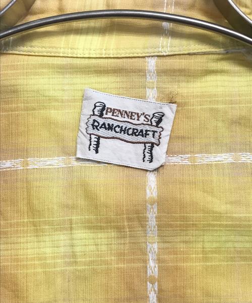 PENNEYS（ペニーズ）penneys (ペニーズ) オンブレウエスタンシャツ イエロー サイズ:表記なしの古着・服飾アイテム