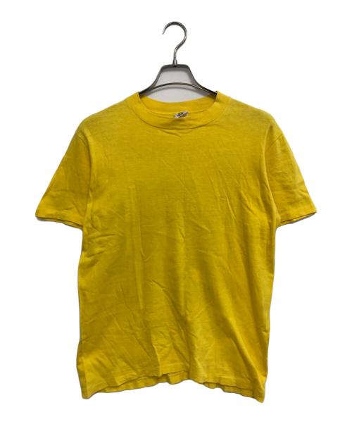 BIRDWELL（バードウェル）BIRDWELL (バードウェル) 染込みプリントTシャツ イエロー サイズ:表記なしの古着・服飾アイテム