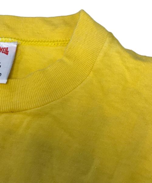 BIRDWELL（バードウェル）BIRDWELL (バードウェル) 染込みプリントTシャツ イエロー サイズ:表記なしの古着・服飾アイテム