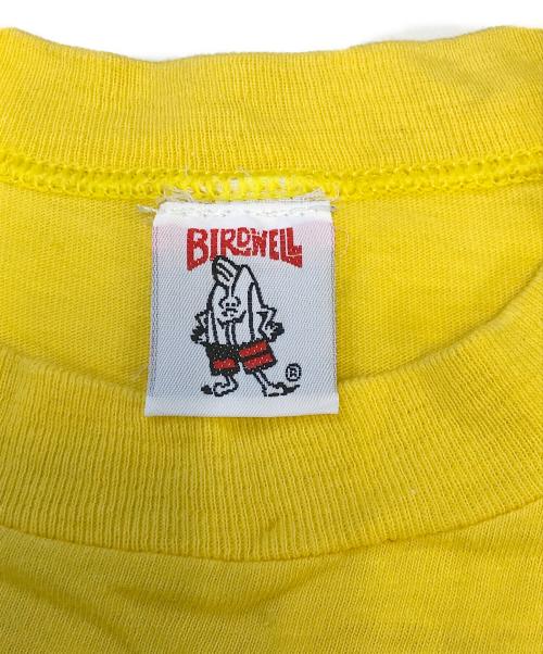 BIRDWELL（バードウェル）BIRDWELL (バードウェル) 染込みプリントTシャツ イエロー サイズ:表記なしの古着・服飾アイテム