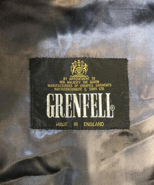 GRENFELL（グレンフェル）GRENFELL (グレンフェル) カシミヤステンカラーコート ブラック サイズ:36の古着・服飾アイテム
