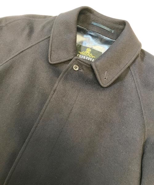 GRENFELL（グレンフェル）GRENFELL (グレンフェル) カシミヤステンカラーコート ブラック サイズ:36の古着・服飾アイテム