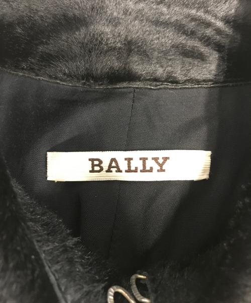 BALLY（バリー）BALLY (バリー) カーフスキン切替コート ブラック サイズ:表記なしの古着・服飾アイテム