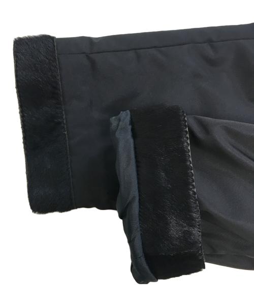 BALLY（バリー）BALLY (バリー) カーフスキン切替コート ブラック サイズ:表記なしの古着・服飾アイテム