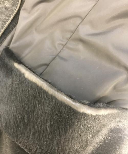 BALLY（バリー）BALLY (バリー) カーフスキン切替コート ブラック サイズ:表記なしの古着・服飾アイテム