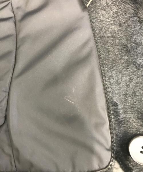 BALLY（バリー）BALLY (バリー) カーフスキン切替コート ブラック サイズ:表記なしの古着・服飾アイテム