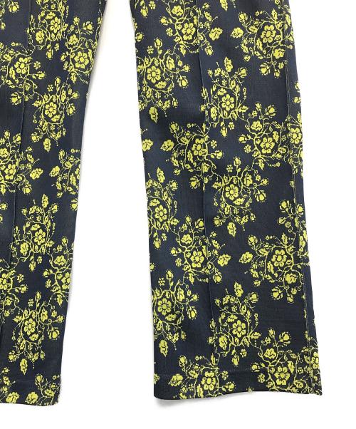 Needles（ニードルズ）Needles (ニードルズ) 別注総柄トラックパンツ イエロー サイズ:XSの古着・服飾アイテム