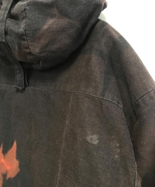 PAUL SMITH（ポールスミス）PAUL SMITH (ポールスミス) ファイヤーパターンフーデットジャケット レッド サイズ:Lの古着・服飾アイテム