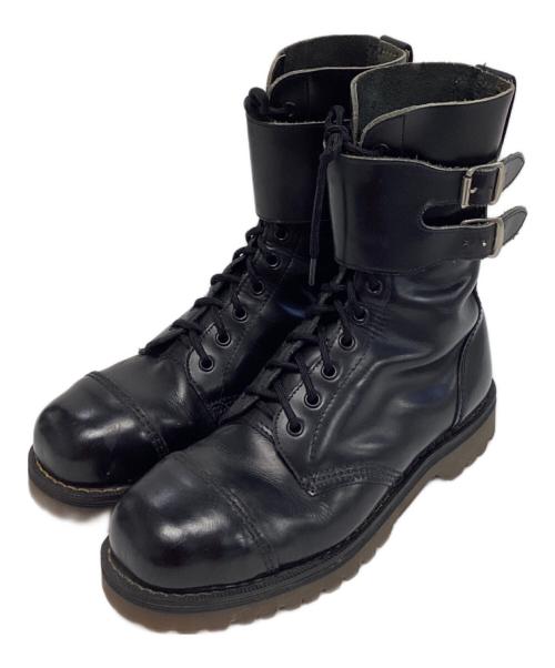 Dr.Martens（ドクターマーチン）Dr.Martens (ドクターマーチン) 10ホールバックルブーツ ブラック サイズ:不明の古着・服飾アイテム