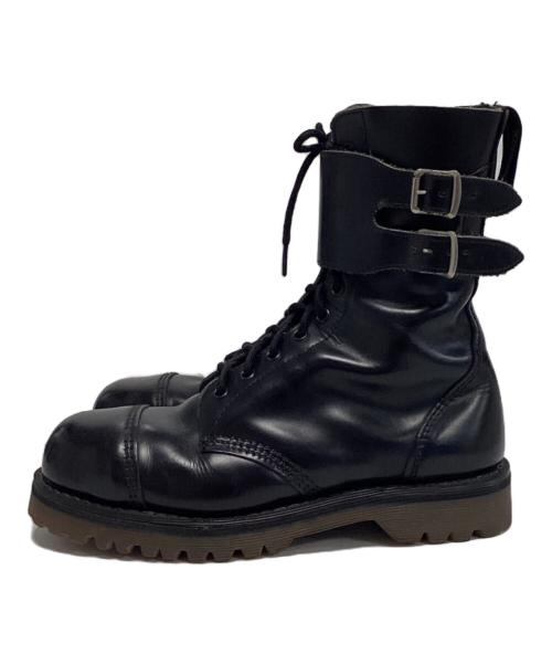 Dr.Martens（ドクターマーチン）Dr.Martens (ドクターマーチン) 10ホールバックルブーツ ブラック サイズ:不明の古着・服飾アイテム