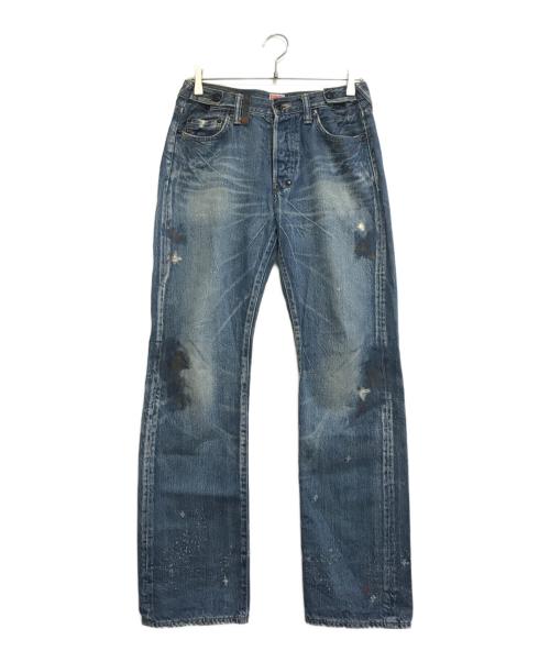 PRPS（ピーアルピーエス）PRPS (ピーアルピーエス) 加工デニムパンツ インディゴ サイズ:29の古着・服飾アイテム