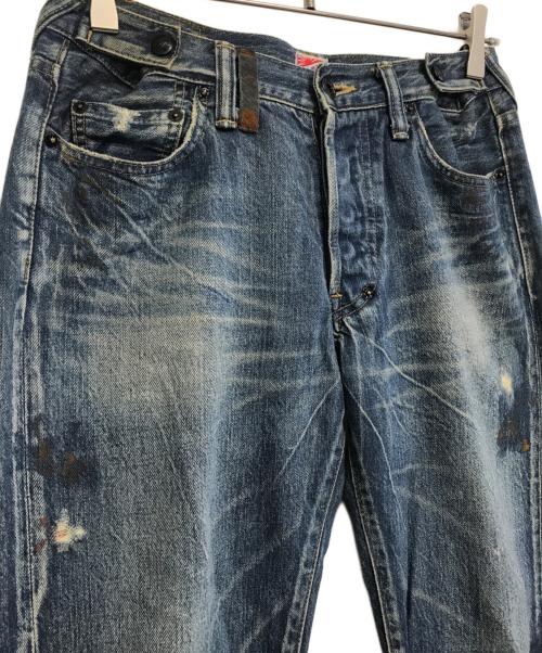 PRPS（ピーアルピーエス）PRPS (ピーアルピーエス) 加工デニムパンツ インディゴ サイズ:29の古着・服飾アイテム