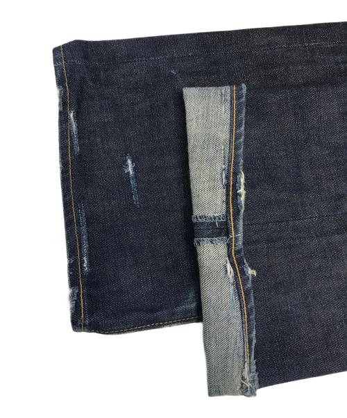 PRPS（ピーアルピーエス）PRPS (ピーアルピーエス) ダメージデニムパンツ インディゴ サイズ:28の古着・服飾アイテム