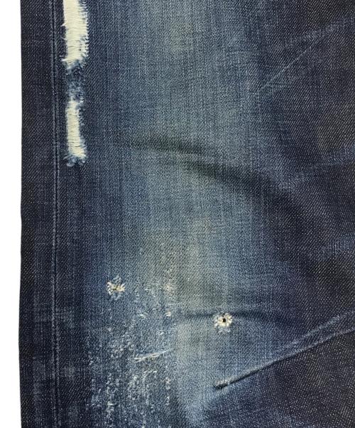 PRPS（ピーアルピーエス）PRPS (ピーアルピーエス) ダメージデニムパンツ インディゴ サイズ:28の古着・服飾アイテム