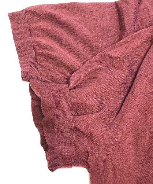 PRADA（プラダ）PRADA (プラダ) 半袖ウールニット レッド サイズ:SIZE 46の古着・服飾アイテム