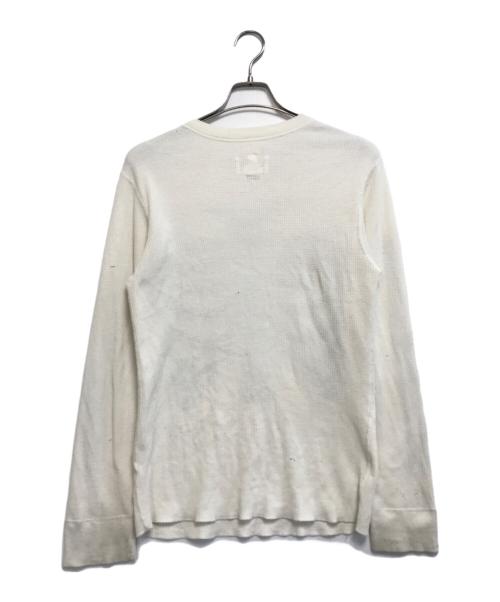 SUPREME（シュプリーム）Supreme (シュプリーム) Hanes (ヘインズ) スカルプリントL/Sサーマルカットソー ホワイト サイズ:Mの古着・服飾アイテム