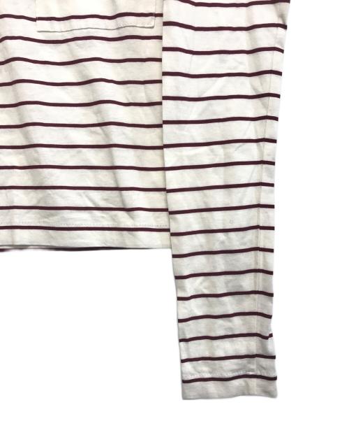 PRADA（プラダ）PRADA (プラダ) ボーダーカットソー レッド サイズ:XSの古着・服飾アイテム