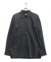 DRIES VAN NOTEN（ドリスヴァンノッテン）の古着「オーバーサイズシャツ」｜ブラック