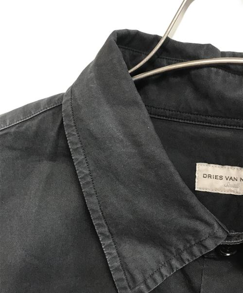 DRIES VAN NOTEN（ドリスヴァンノッテン）DRIES VAN NOTEN (ドリスヴァンノッテン) オーバーサイズシャツ ブラック サイズ:Sの古着・服飾アイテム