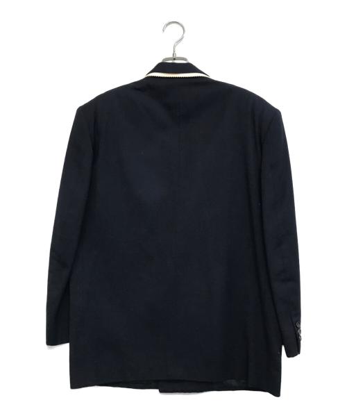COMME des GARCONS HOMME（コムデギャルソン オム）COMME des GARCONS HOMME (コムデギャルソン オム) ダブルテーラードジャケット ネイビー サイズ:Sの古着・服飾アイテム