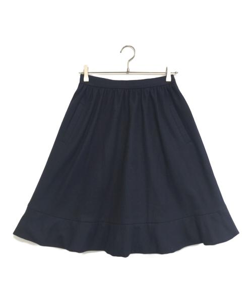 ROBE DE CHAMBRE COMME DES GARCONS（ローブドシャンブル コムデギャルソン）ROBE DE CHAMBRE COMME DES GARCONS (ローブドシャンブル コムデギャルソン) ウールスカート ネイビー サイズ:表記なしの古着・服飾アイテム