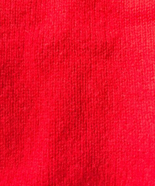 ROBE DE CHAMBRE COMME DES GARCONS（ローブドシャンブル コムデギャルソン）ROBE DE CHAMBRE COMME DES GARCONS (ローブドシャンブル コムデギャルソン) ウールカシミヤニットカーディガン レッド サイズ:表記なしの古着・服飾アイテム