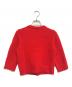ROBE DE CHAMBRE COMME DES GARCONS (ローブドシャンブル コムデギャルソン) ウールカシミヤニットカーディガン レッド サイズ:表記なし：10000円