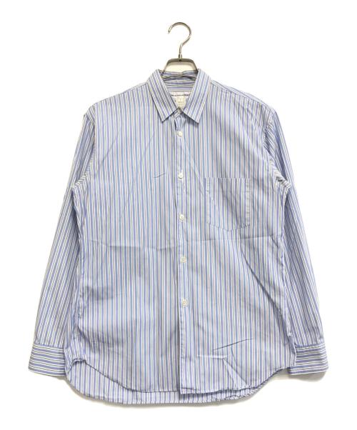 COMME des GARCONS SHIRT（コムデギャルソンシャツ）COMME des GARCONS SHIRT (コムデギャルソンシャツ) ストライプシャツ ブルー サイズ:Sの古着・服飾アイテム
