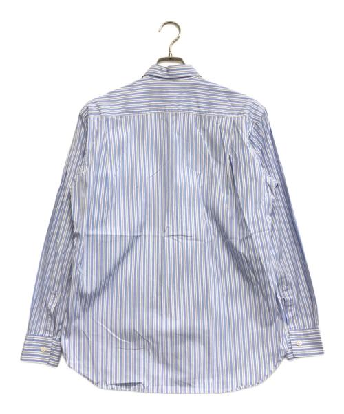 COMME des GARCONS SHIRT（コムデギャルソンシャツ）COMME des GARCONS SHIRT (コムデギャルソンシャツ) ストライプシャツ ブルー サイズ:Sの古着・服飾アイテム
