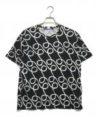COMME des GARCONS JUNYA WATANABE MANコム デ ギャルソン ジュンヤ ワタナベ マン）の古着「総柄カットソー」｜ブラック