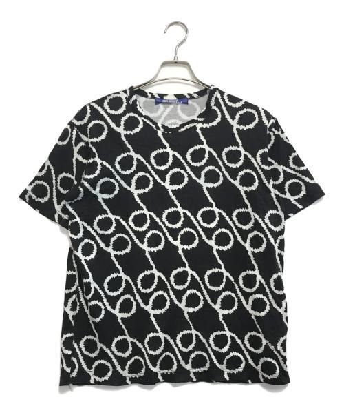 COMME des GARCONS JUNYA WATANABE MAN（コム デ ギャルソン ジュンヤ ワタナベ マン）COMME des GARCONS JUNYA WATANABE MAN (コム デ ギャルソン ジュンヤ ワタナベ マン) 総柄カットソー ブラック サイズ:Sの古着・服飾アイテム