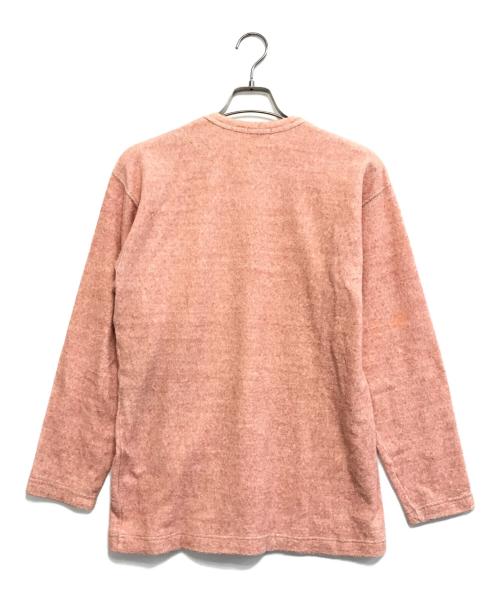 COMME des GARCONS HOMME（コムデギャルソン オム）COMME des GARCONS HOMME (コムデギャルソン オム) パイル地L/Sカットソー ピンク サイズ:表記なしの古着・服飾アイテム