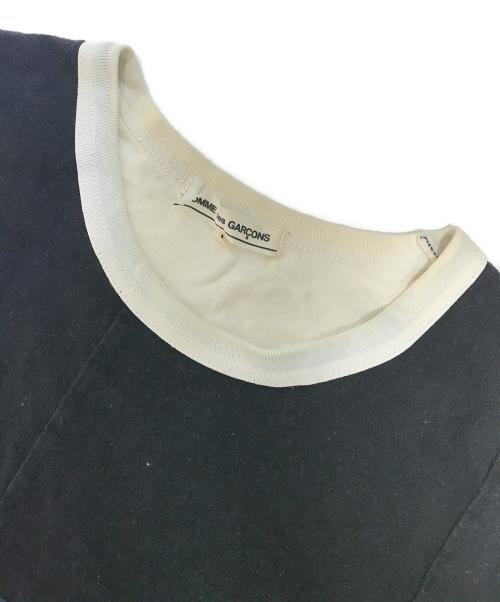 COMME des GARCONS（コムデギャルソン）COMME des GARCONS (コムデギャルソン) フロント切替ポケットTシャツ ブラック サイズ:Lの古着・服飾アイテム