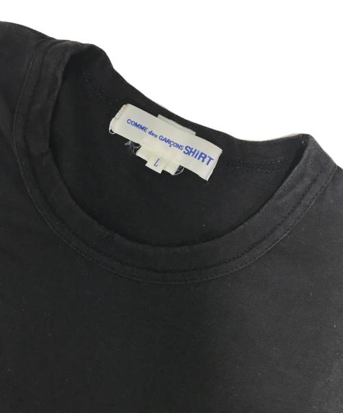 COMME des GARCONS SHIRT（コムデギャルソンシャツ）COMME des GARCONS SHIRT (コムデギャルソンシャツ) ポケット付tシャツ ブラック サイズ:Lの古着・服飾アイテム