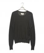 Maison Margielaメゾンマルジェラ）の古着「レーヨンクルーネックサマーニット」｜ブラウン