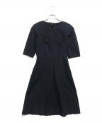 COMME des GARCONS COMME des GARCONコムデギャルソンコムデギャルソン）の古着「シワ加工ワンピース」｜ネイビー