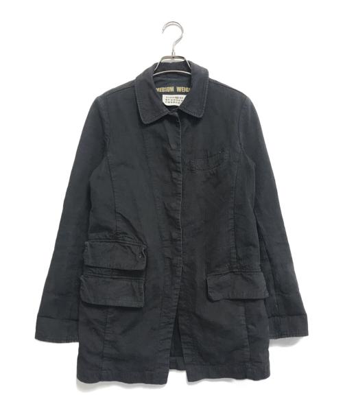 Maison Martin Margiela（メゾンマルタンマルジェラ）maison martin margiela (メゾンマルタンマルジェラ) カバーオール ネイビー サイズ:38の古着・服飾アイテム