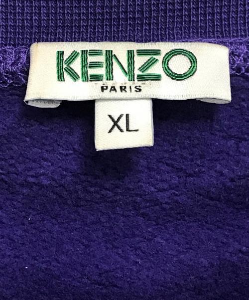 KENZO（ケンゾー）KENZO (ケンゾー) タイガー刺繍スウェット パープル サイズ:XLの古着・服飾アイテム