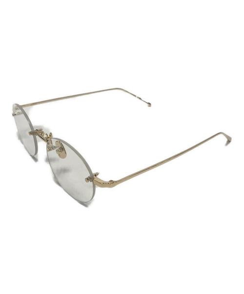 A.D.S.R.（エーディーエスアール）A.D.S.R. (エーディーエスアール) リムレスオーバルグラスの古着・服飾アイテム